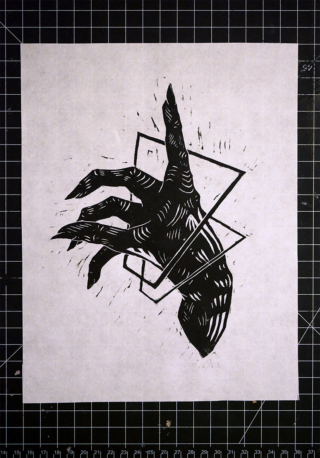 'A Tired and Empty Hand' Print
