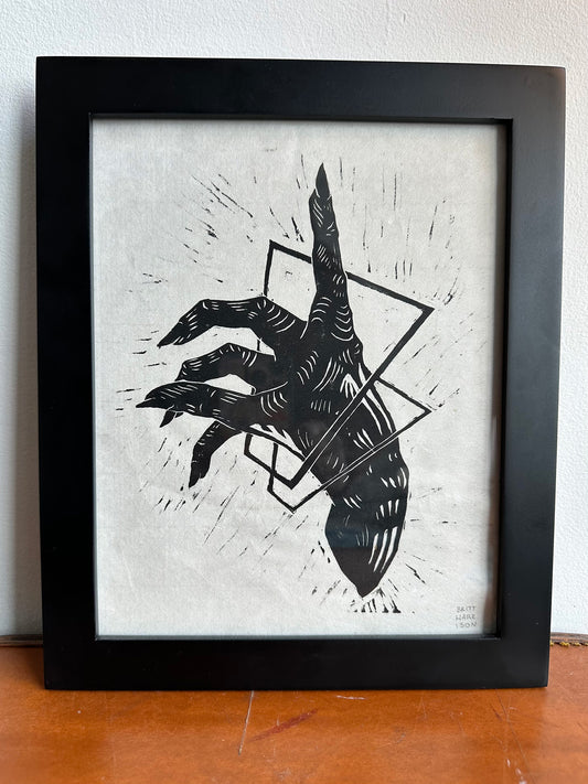 'A Tired and Empty Hand' Print