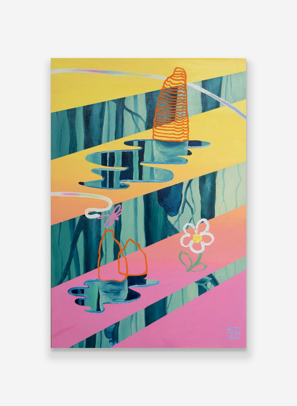 A Buzzing Over Still Waters Print