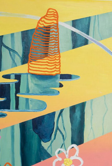 A Buzzing Over Still Waters Print